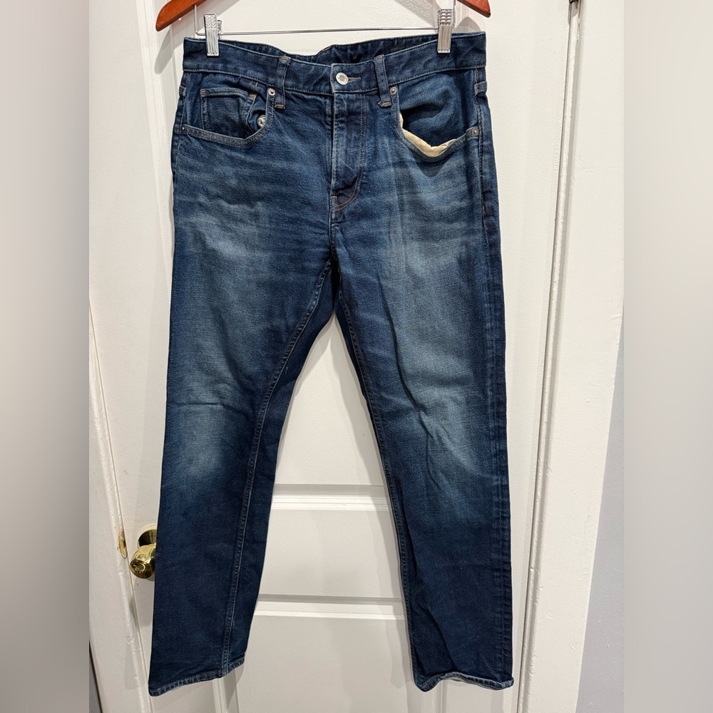 Bonobos Dark Blue Straight Jeans